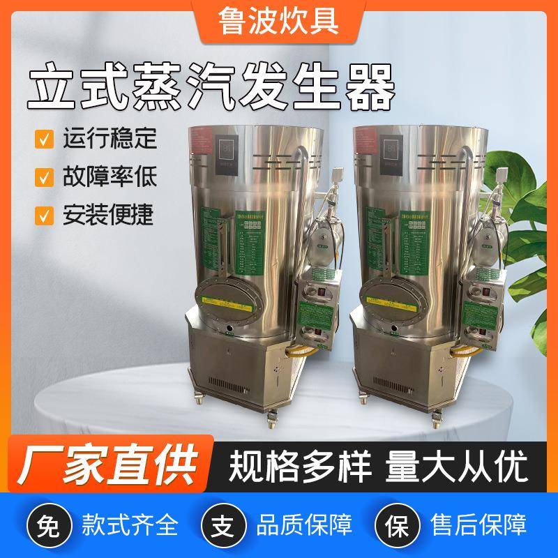 燃气蒸汽发生器立式圆柱形蒸汽机馒头房用蒸柜电加热即热式