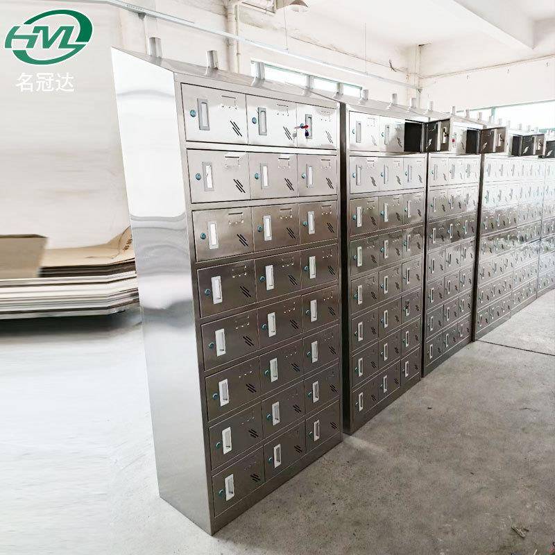 净化车间不锈钢斜顶更衣柜厂家浴室柜斜顶304更衣储物鞋柜