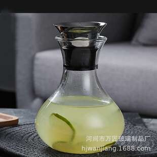 出口耐热防爆耐高温玻璃凉水壶家用丹麦solo冷水壶花茶柠檬果汁壶