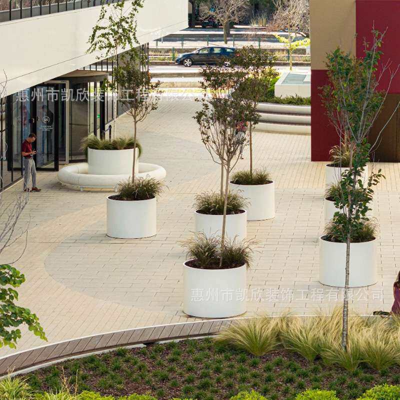 玻璃钢花盆组合GFRP户外公园创意大花盆园林景观花池花钵广场座椅,电子元器件市场,其它元器件,淘宝优惠券,粉丝福利购,淘宝优惠卷