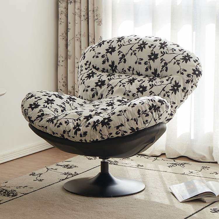 蛋壳现代家用客厅单人沙发椅阳台休闲椅懒人艺术花布旋转躺椅,电子元器件市场,其它元器件,淘宝优惠券,粉丝福利购,淘宝优惠卷