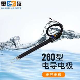 上海雷磁电导电极DJS-1C-0.1铂黑光亮DJS260实验室电导率仪电导仪