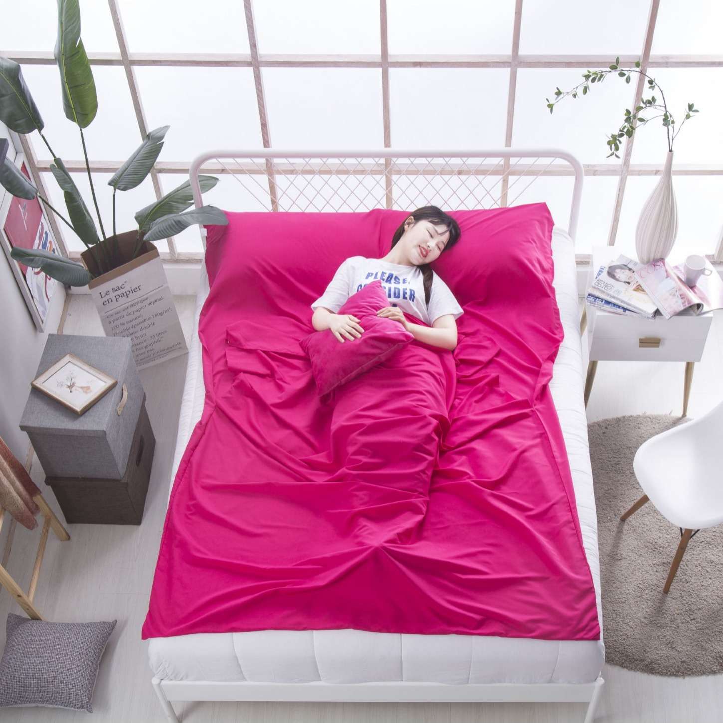 旅行超轻睡袋 成人韩棉便携式睡袋信封 室内酒店宾馆隔脏床单被套