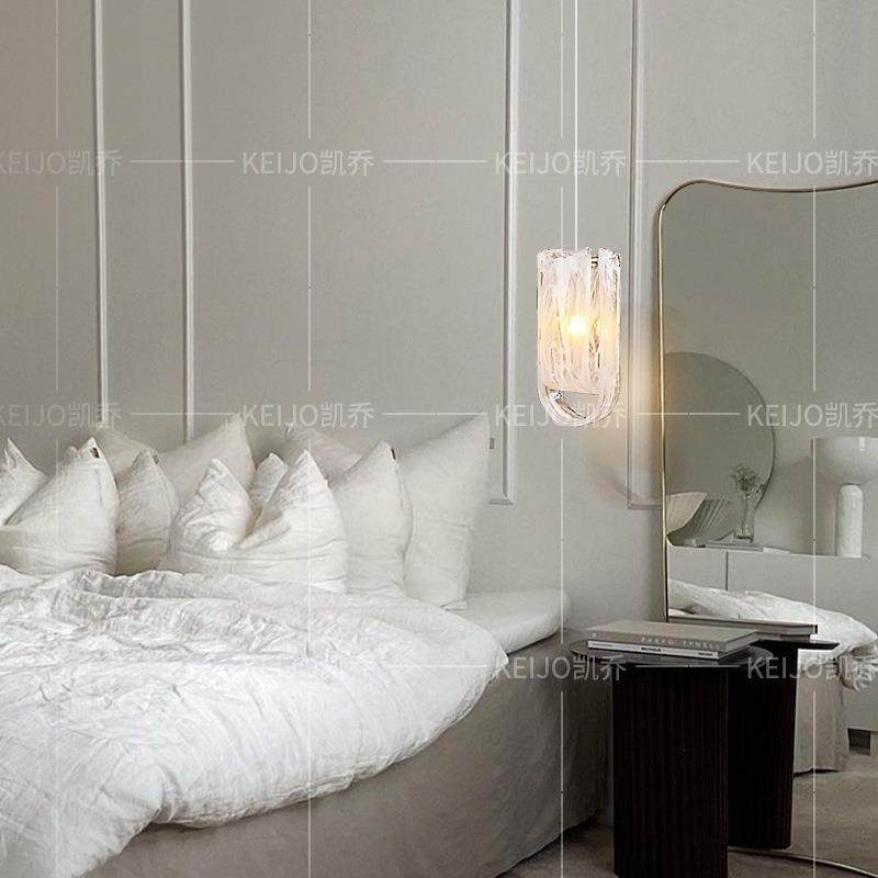 云雾风2025法式吊线灯新款卧室设计师GM奶油小吊灯床头轻奢M