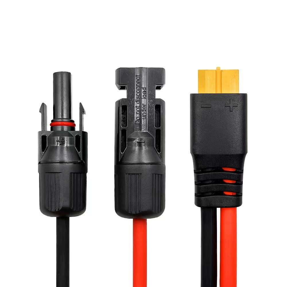 MC4转XT60、安德森、7909DC转接线，户外储能电池光伏充电电源线