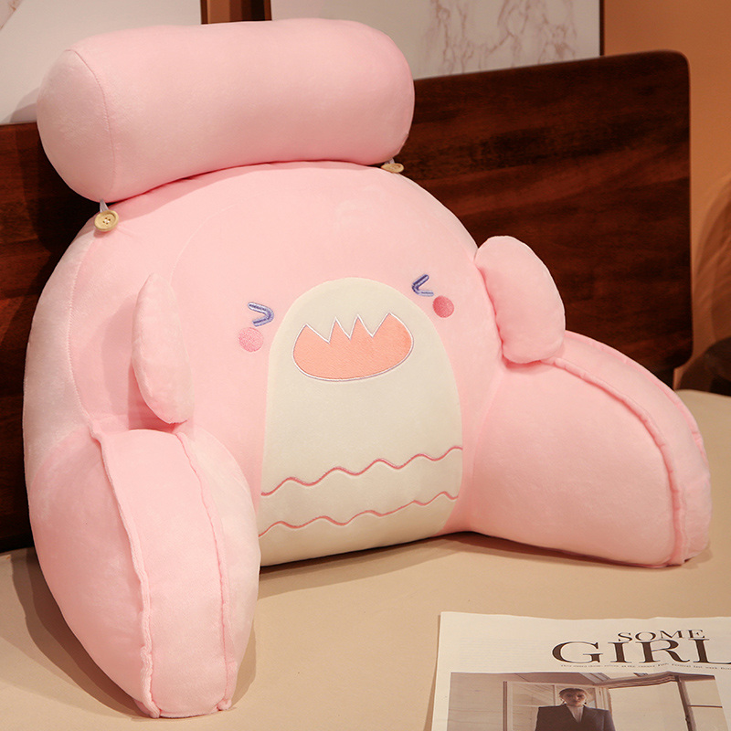 卡通床头靠垫软包学生宿舍看w书玩手机靠背垫护腰枕头卧室床上靠