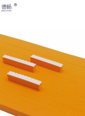 厂家直供橙色波浪形刀q版弹垫380*300*15*10mm