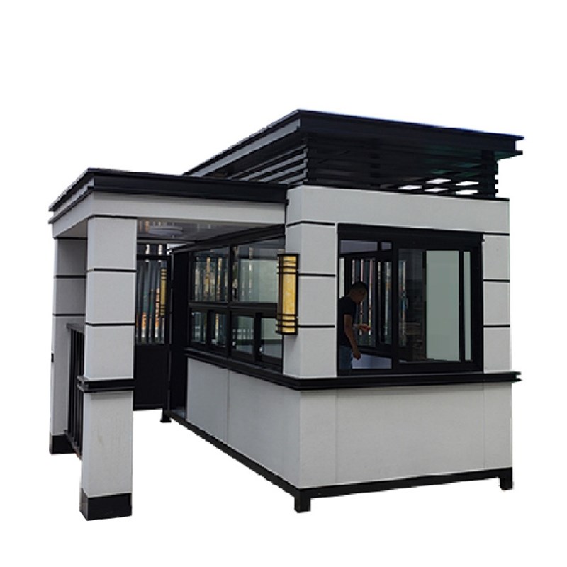 通道式岗亭移动岗亭走道式保安门卫室G钢结构可移动景区厂区值班