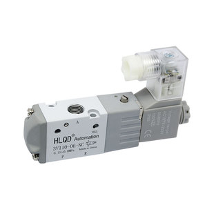 06电磁阀二位三通24V气缸换向气阀电阀220V电磁控制阀12V 3V110