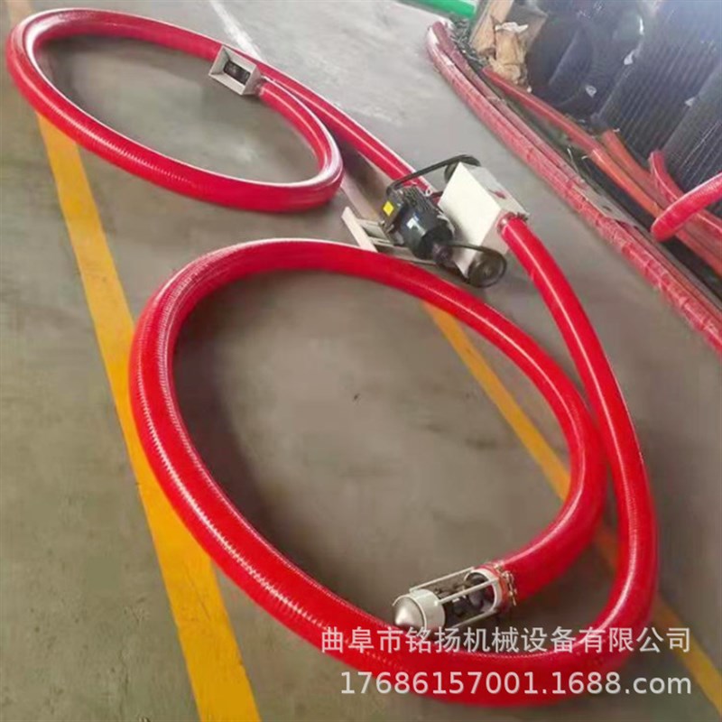 加长中转式大豆吸料机 塑料粉沫颗粒抽料机 大型软管吸谷机