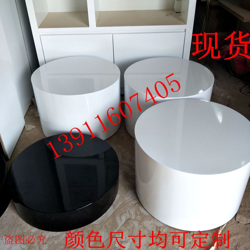 烤漆圆形展台服装店婚纱摄影地台站台模特地台展示台直播脚踩台子