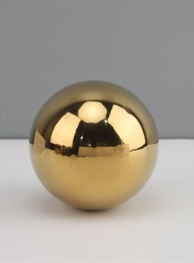 新中式金属不规则k托盘摆件样板房售楼部卧室书房客厅桌面玄关饰