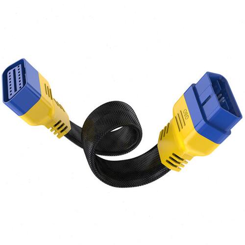 OBD延长线汽车obd2检测仪通用诊断接口公对母转接线16针16芯加长