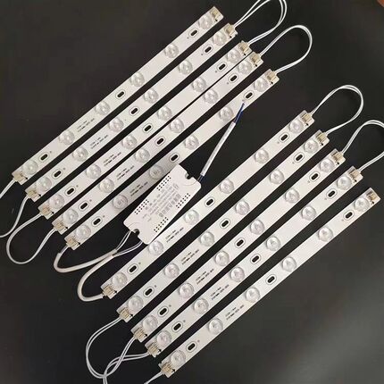 led灯条替换吸顶灯灯芯长条形超亮灯板单色白光灯带灯泡灯管贴片