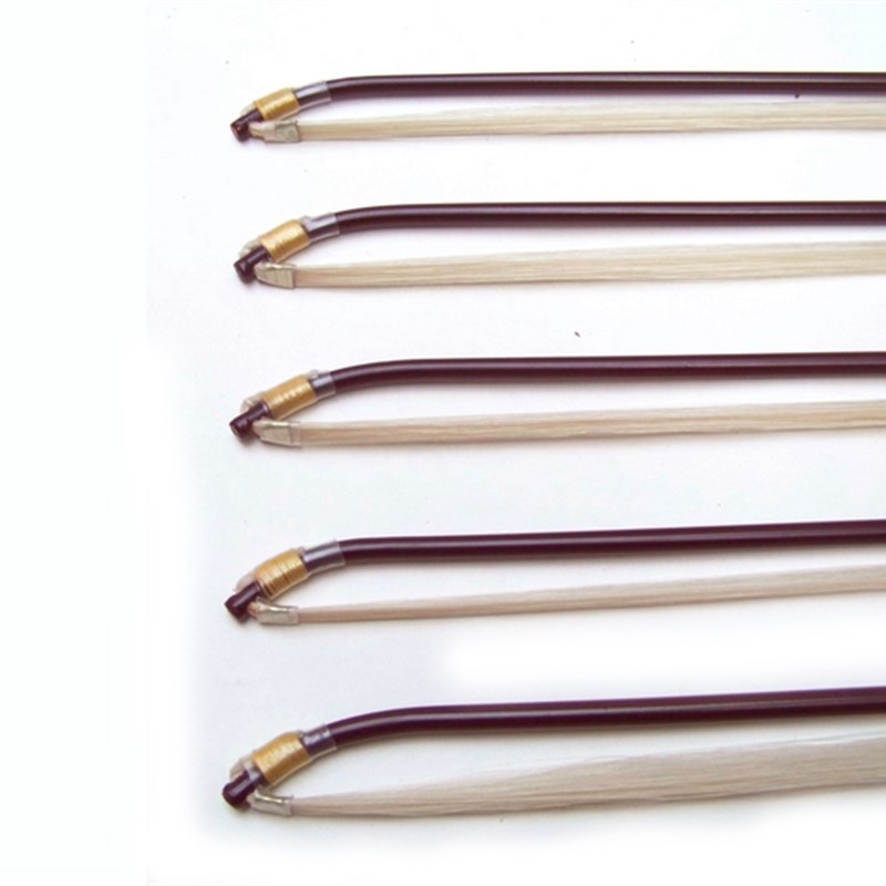 包邮 元贞二胡弓子 专业琴弓 白马尾 紫檀镶贝鱼二胡Y琴弓 二胡配