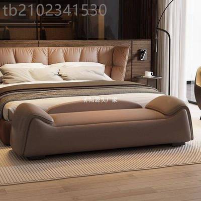 意式床尾简约简换鞋床边现代用凳条床头家沙发卧极ENC室衣帽间