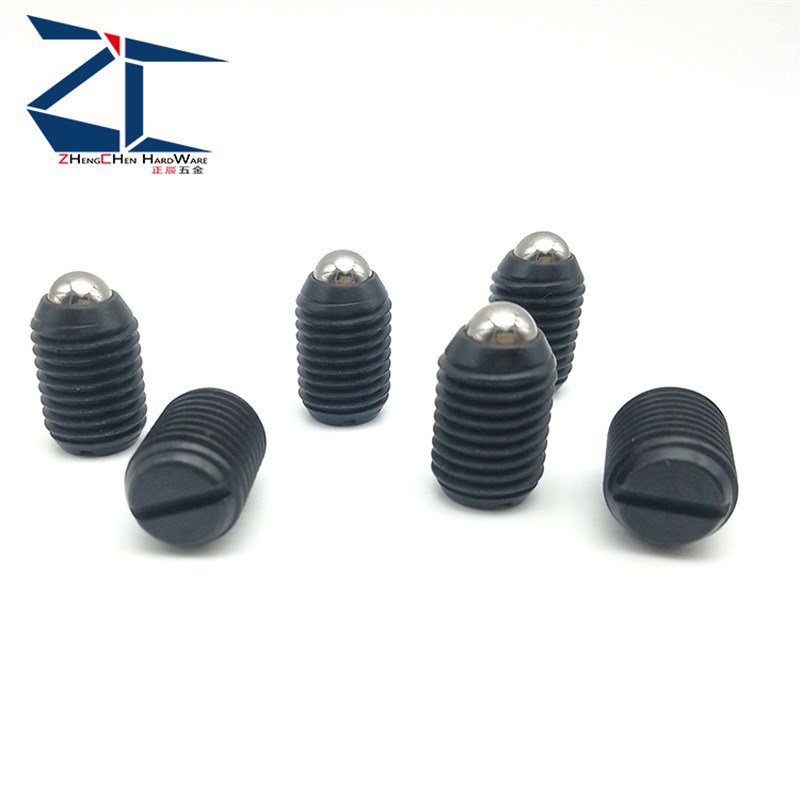 ZC103-1 一字槽球头柱塞 弹簧定位珠 波珠螺丝M8 10 12 16