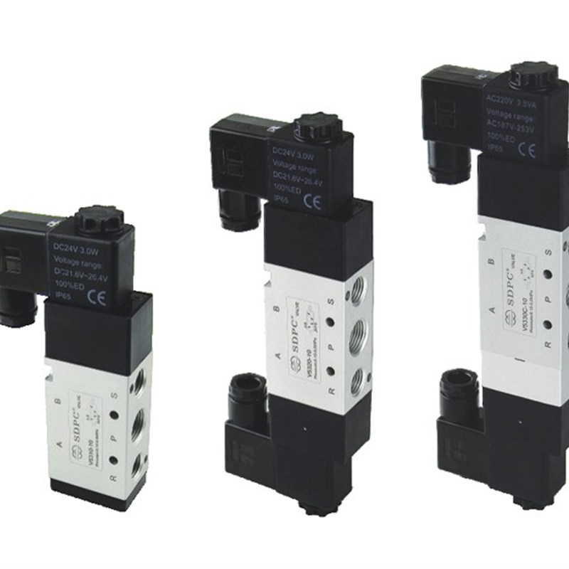 进口密封盛达气动(SDPC)三位五通中压型电磁阀4V330CEP-10现货