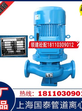 GISG100-125IA上海国泰管道离心泵 中联/仕高玛主机/外加剂管道泵