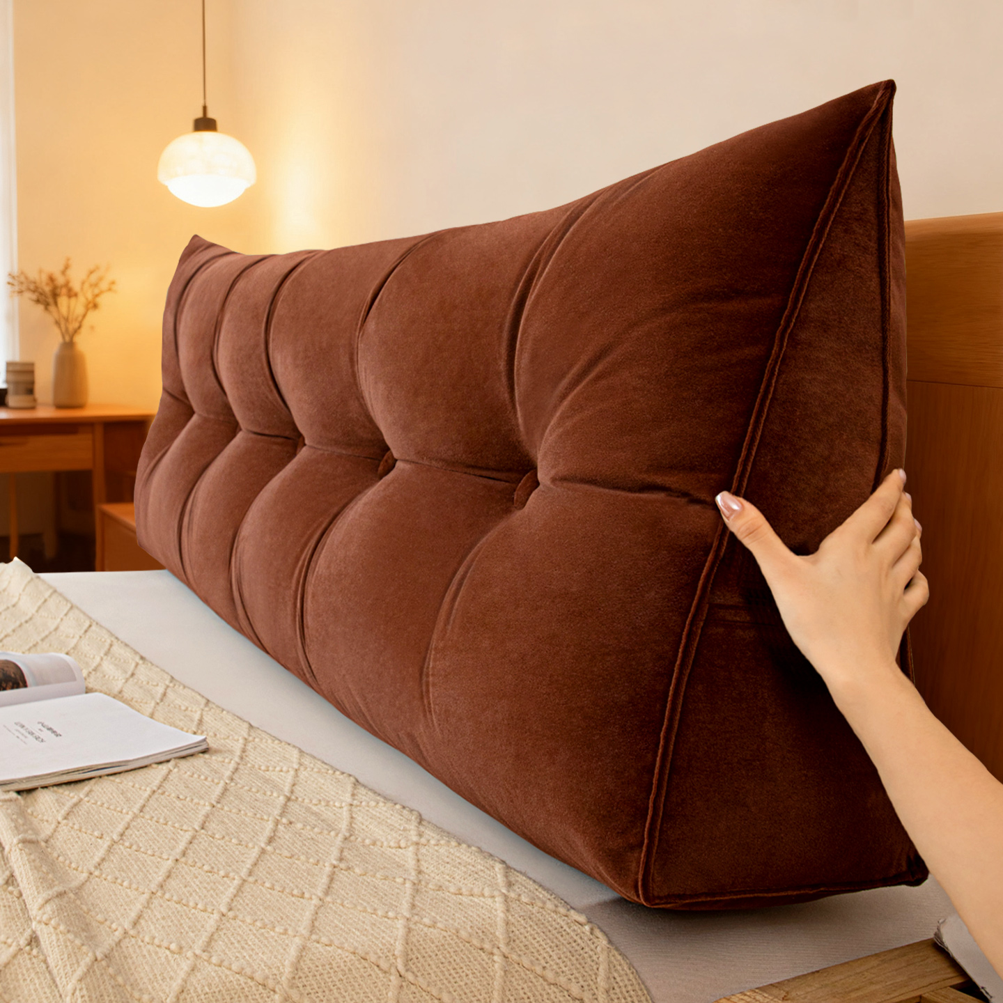 【秋冬季温暖软包】高弹床头靠背