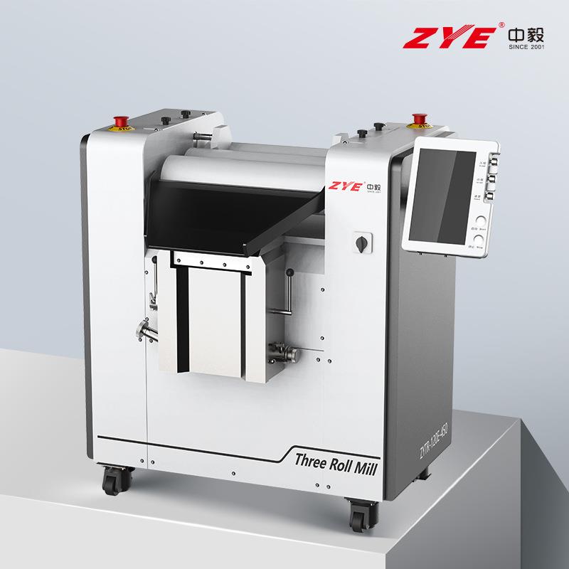 供应胶粘剂凝胶精细研磨三辊研磨机粉碎设备实验室三辊机