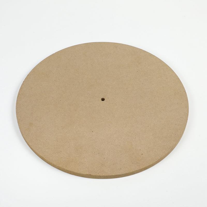 厂家直供密度板定制加工圆形木片杯垫DIY手工儿童涂鸦积木板简约