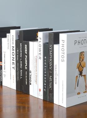 假书仿真书装饰品现代简约样板房家具服装店铺装饰道具书创意摆件