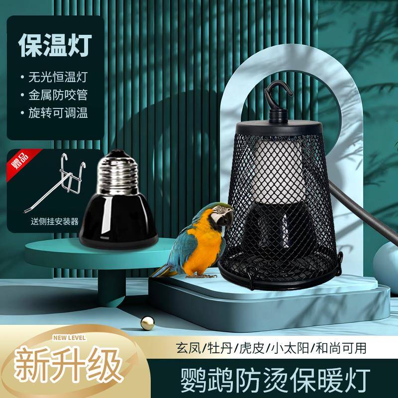 玄凤小太阳鹦鹉保温灯过冬灯保暖神器取暖灯鸟笼加热灯取暖器用品