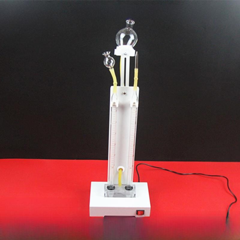 水电解实验演示器铂电极15/25ml教学仪器化学实验设备教学辅助器具