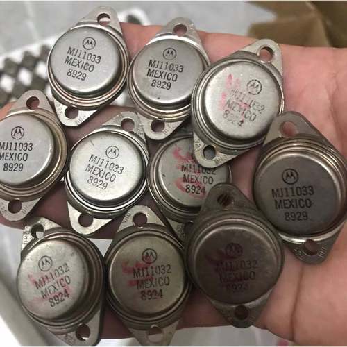 MJ11033 MJ11032 铜壳厚底粗脚 达林顿音频功放配对三极管 双芯片