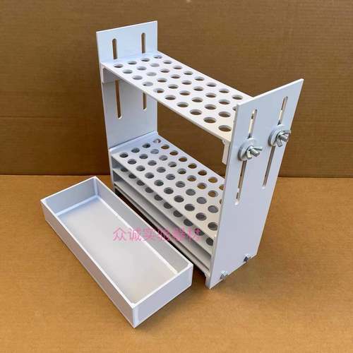 升降萃取柱架固相萃取小柱子架萃取小柱放置架注射针筒架可定制