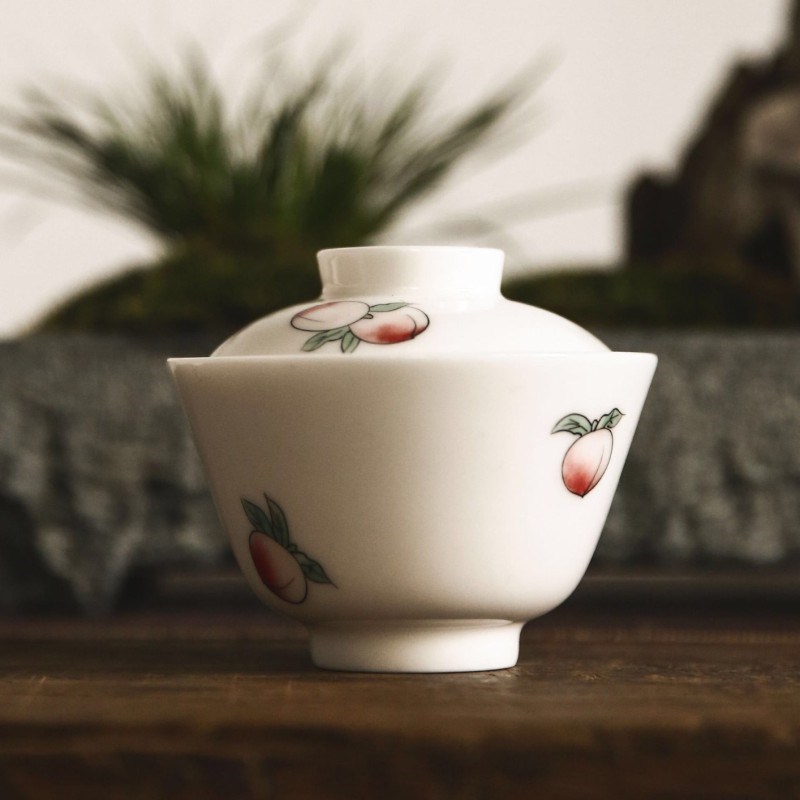 景德镇纯手工三才盖碗家用茶碗日式功夫泡茶碗家用茶杯盖杯茶道