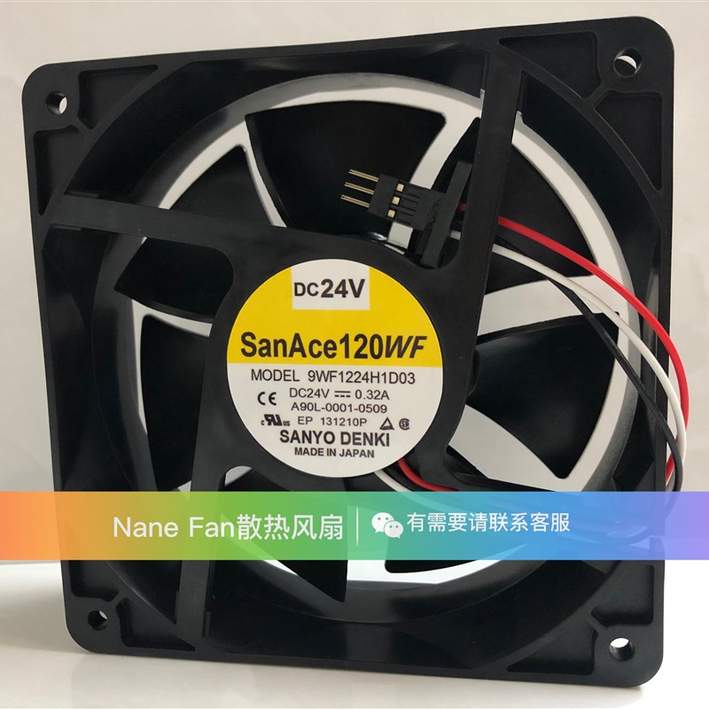 9WF1224H1D03 A90L-0001-0509 三洋SANYO 24V专用发那科FANUC风扇