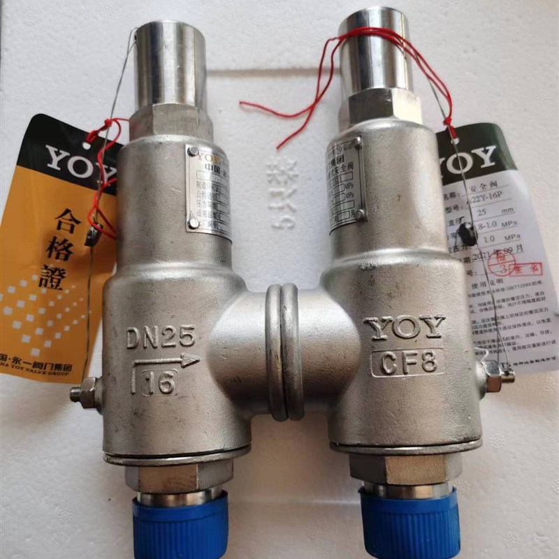 永一阀门集团 A22W/F/Y-16P/25P 不锈钢弹簧全启式安全阀氧气专用