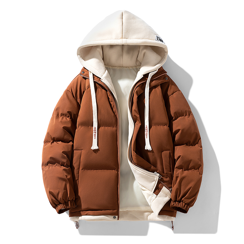 奥特莱斯新款冬男女羽绒棉衣果蔬收纳袋情侣加厚宽松外套送人款