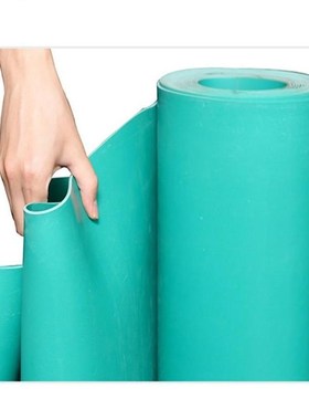 绝缘阻燃地板PVC绿色软胶板胶垫设备工作台2/3/4/5MM胶板密封胶垫