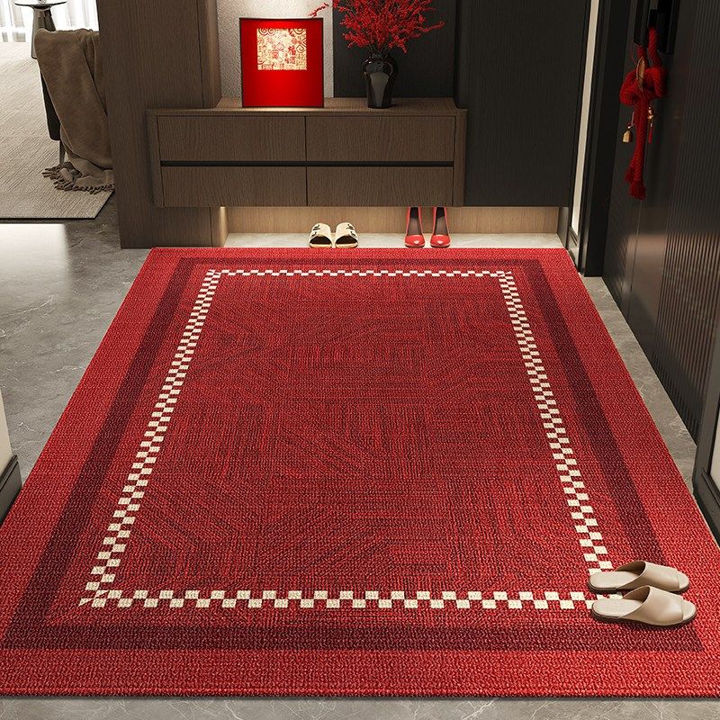 2025新款入户地垫红色进门门口脚垫家用玄关入户门垫防滑耐脏地毯,居家布艺,入户地垫,淘宝优惠券,粉丝福利购,淘宝优惠卷