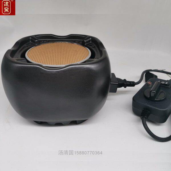 台湾建窑老陶烧静音电陶炉电炉丝加热烧水炉煮茶铁壶玻璃专用火炉