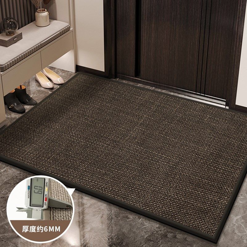 地垫入户门垫玄关大门口亚麻编织纹进门脚垫耐脏除尘防滑门外地毯,居家布艺,厨房地垫,淘宝优惠券,粉丝福利购,淘宝优惠卷