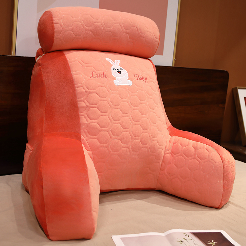 冬季乳胶加高靠枕床头靠垫软包大靠背护腰枕女生抱枕床.上看书腰
