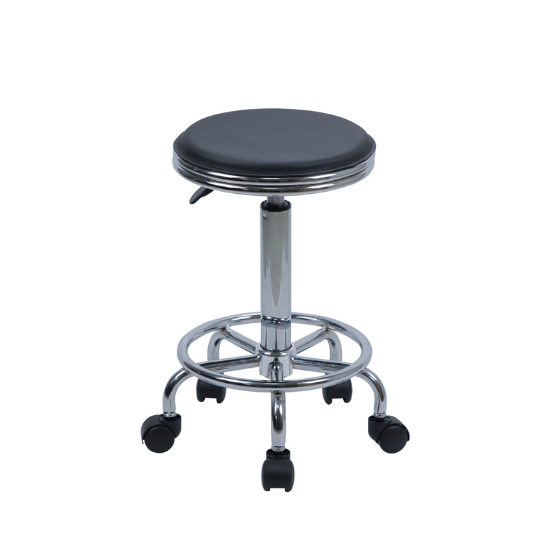 吧台椅实验室凳酒吧靠背椅子家用旋D转升降凳收银高脚圆凳前台凳