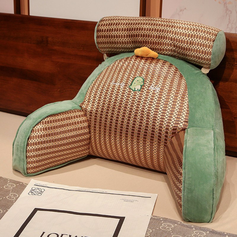 凉席床头靠c垫软包大靠背靠枕躺枕玩手机床上沙发宿舍抱枕护腰枕