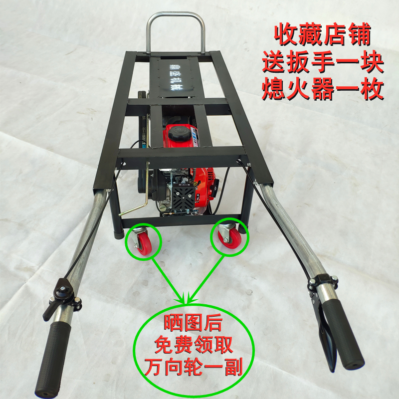 汽油鸡公车油动j爬坡机动手推车爬山车运输车电动独轮车农用