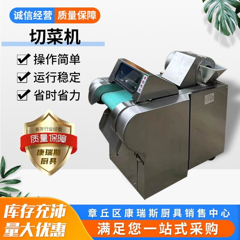 厂家供应全自动商用切菜器土A豆切丝切丁切片机多功能切菜机