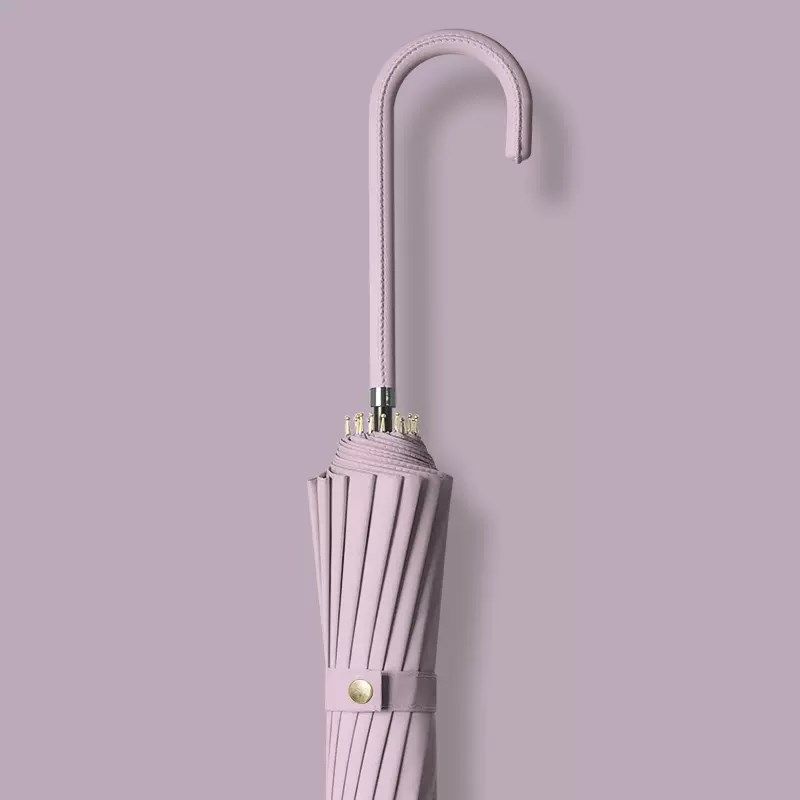 会员精选 PU皮把手16骨精致长柄自动雨伞,居家日用,伞,淘宝优惠券,粉丝福利购,淘宝优惠卷