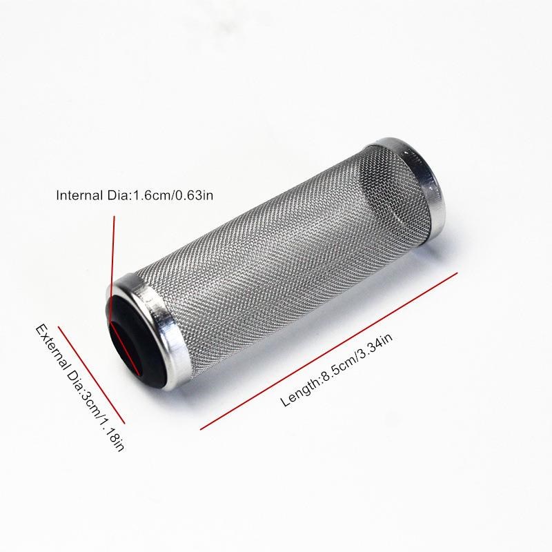 鱼缸进水口不锈钢保护套 水族箱过滤器入水口吸水口U滤网套 保护