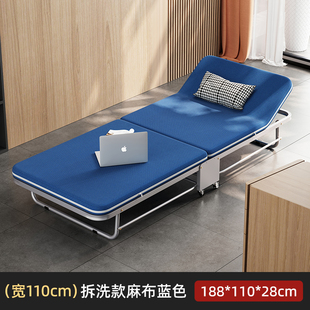 简易办公室单人折叠床家用木板床成人午休床可携式公司加固午睡床