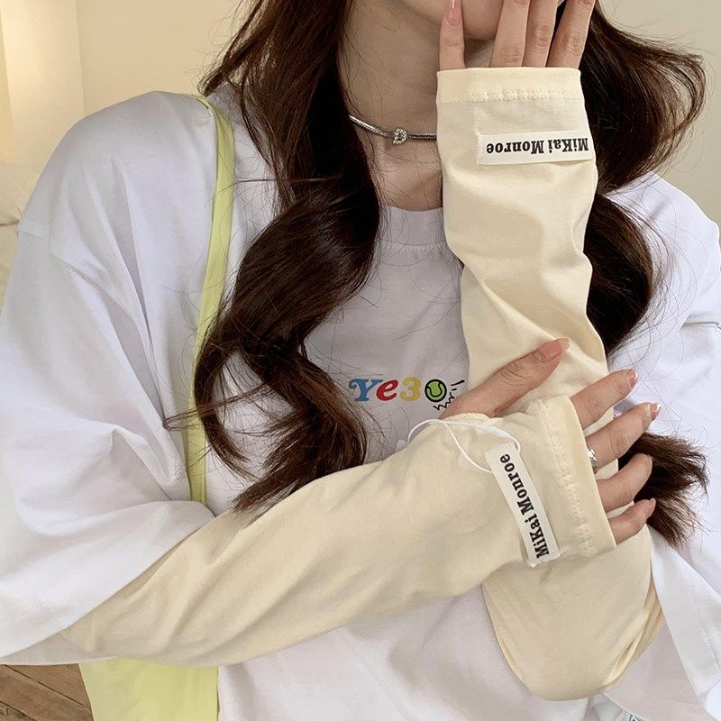 夏季纯棉防晒遮手袖套加长薄冰丝手套女黄色户外开车护袖手臂宽松,服饰配件/皮带/帽子/围巾,防晒袖套,淘宝优惠券,粉丝福利购,淘宝优惠卷