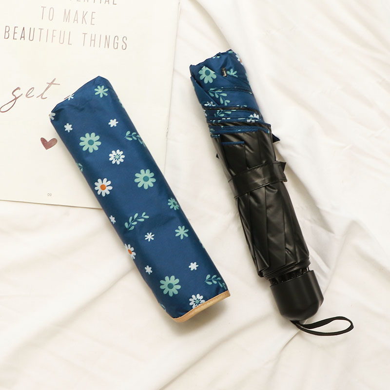 德国原单超轻145g超扁三折伞黑胶不透光晴雨伞创意伞袖珍伞,居家日用,伞,淘宝优惠券,粉丝福利购,淘宝优惠卷