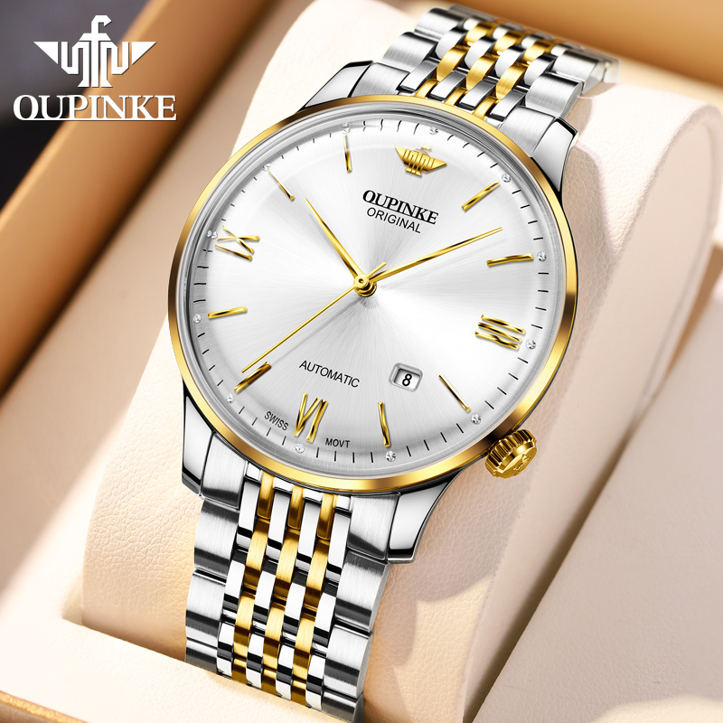 瑞士进口机芯男士超薄机械手表